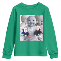 Gloving Niche 67 Ai Baby Meme Youth Sweatshirt Six Seven Hand Funny Laughing Baby