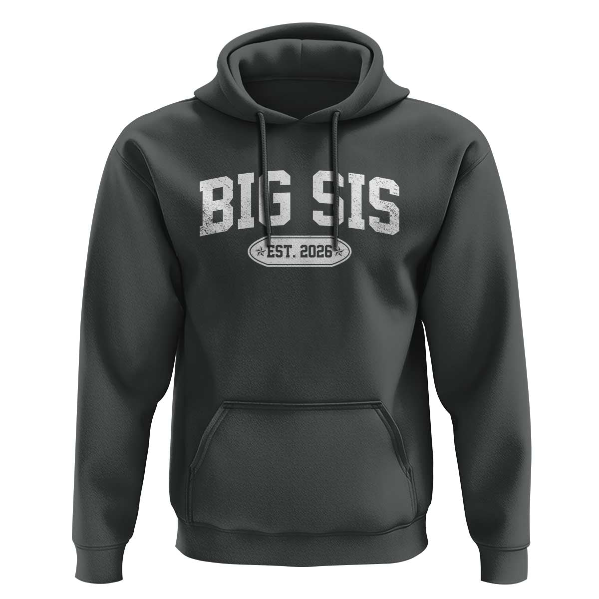 Big Sis Est 2026 Hoodie Big Sister Baby Announcement