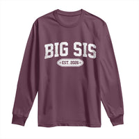 Big Sis Est 2026 Long Sleeve Shirt Big Sister Baby Announcement