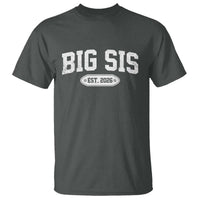 Big Sis Est 2026 T Shirt Big Sister Baby Announcement