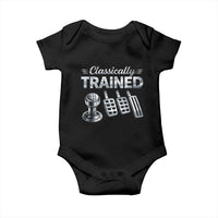 Classically Trained Baby Onesie Dimmer Manual Transmission Car Humor Pedals Driving