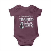 Classically Trained Baby Onesie Dimmer Manual Transmission Car Humor Pedals Driving