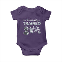 Classically Trained Baby Onesie Dimmer Manual Transmission Car Humor Pedals Driving