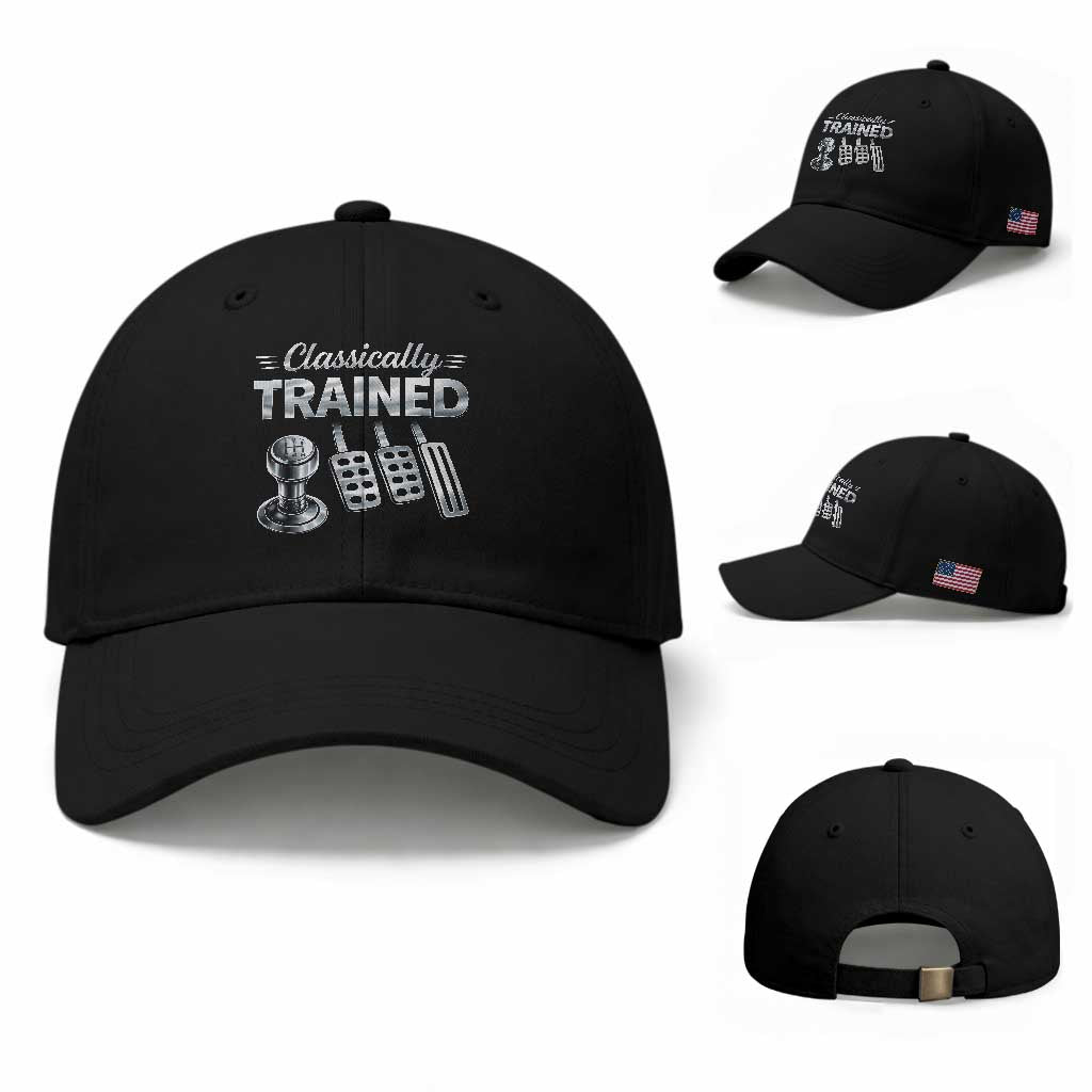 Classically Trained Baseball Cap Dimmer Manual Transmission Car Humor Pedals Driving