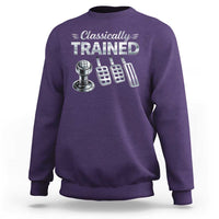 Classically Trained Sweatshirt Dimmer Manual Transmission Car Humor Pedals Driving