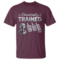 Classically Trained T Shirt Dimmer Manual Transmission Car Humor Pedals Driving