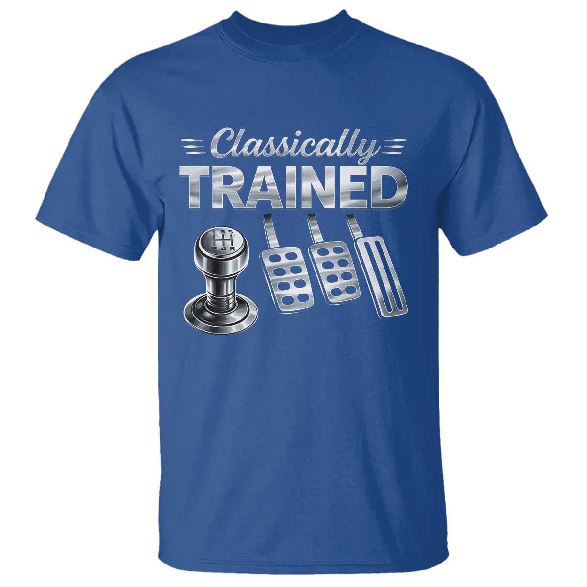 Classically Trained T Shirt Dimmer Manual Transmission Car Humor Pedals Driving