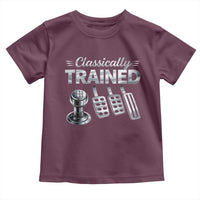 Classically Trained Toddler T Shirt Dimmer Manual Transmission Car Humor Pedals Driving