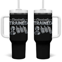 Classically Trained Tumbler With Handle Dimmer Manual Transmission Car Humor Pedals Driving