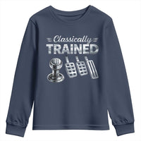 Classically Trained Youth Sweatshirt Dimmer Manual Transmission Car Humor Pedals Driving