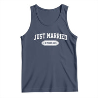 Just Married 10 Years Ago Tank Top 10th Wedding Anniversary Matching