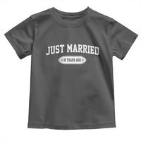 Just Married 10 Years Ago Toddler T Shirt 10th Wedding Anniversary Matching