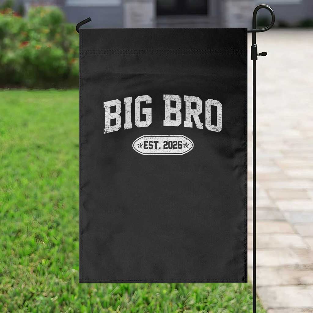 Big Bro Est 2026 Garden Flag Big Brother Baby Announcement
