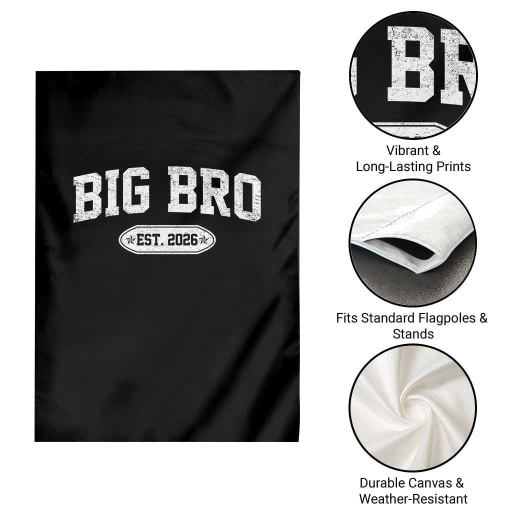 Big Bro Est 2026 Garden Flag Big Brother Baby Announcement