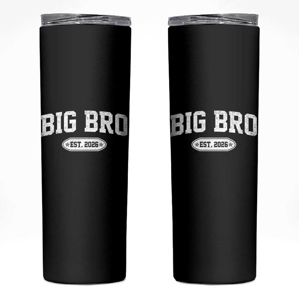 Big Bro Est 2026 Skinny Tumbler Big Brother Baby Announcement
