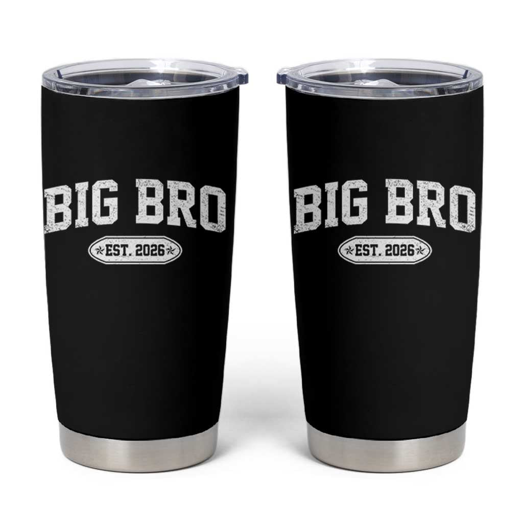 Big Bro Est 2026 Tumbler Cup Big Brother Baby Announcement