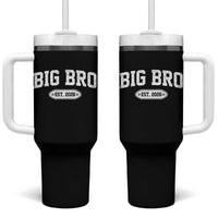 Big Bro Est 2026 Tumbler With Handle Big Brother Baby Announcement