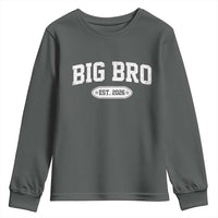 Big Bro Est 2026 Youth Sweatshirt Big Brother Baby Announcement