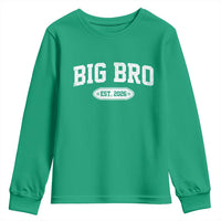Big Bro Est 2026 Youth Sweatshirt Big Brother Baby Announcement