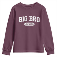 Big Bro Est 2026 Youth Sweatshirt Big Brother Baby Announcement