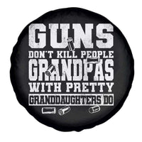 Funny Grandpa Spare Tire Cover Guns Dont Kill People Grandpas With Pretty Granddaughters Do