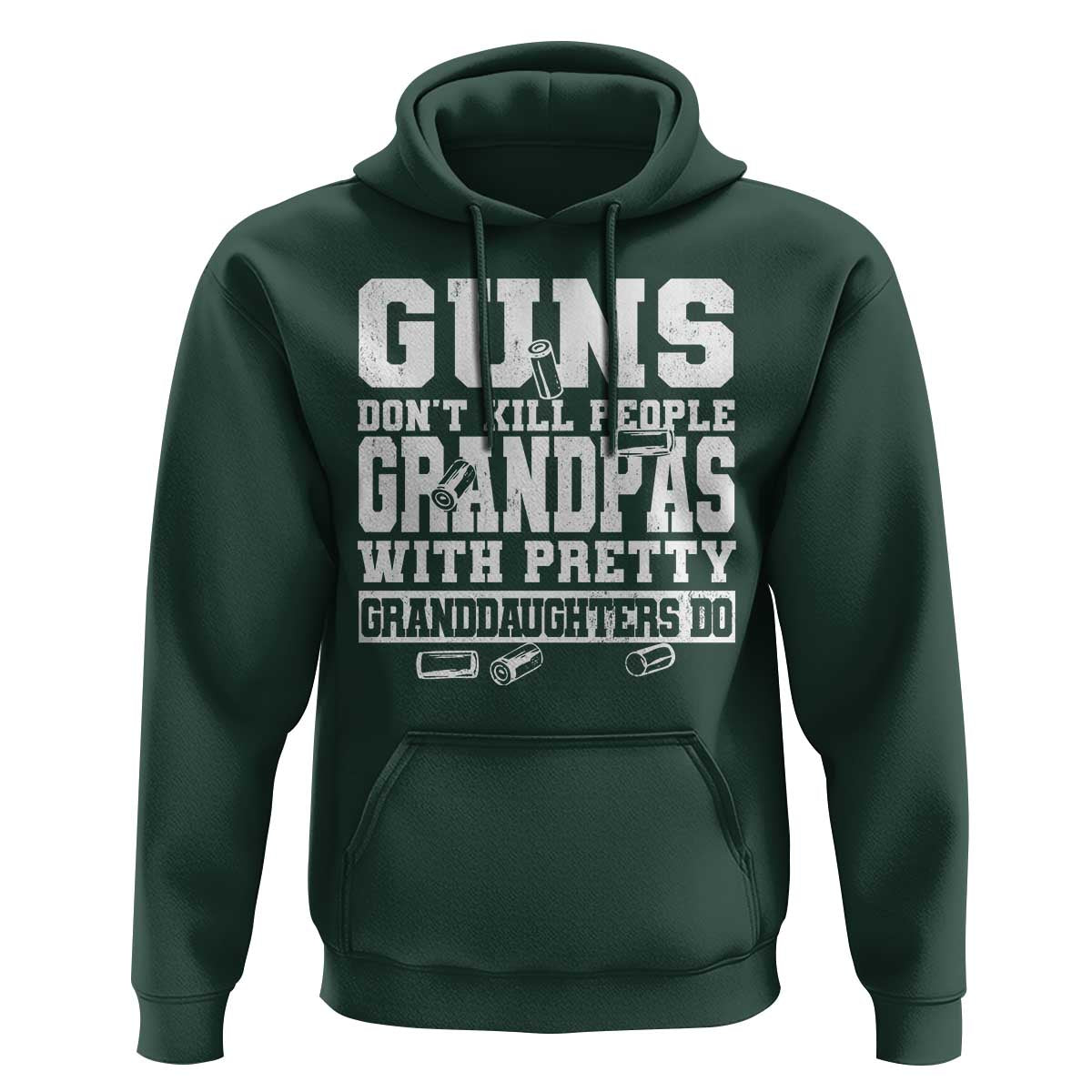 Funny Grandpa Hoodie Guns Dont Kill People Grandpas With Pretty Granddaughters Do