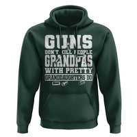 Funny Grandpa Hoodie Guns Dont Kill People Grandpas With Pretty Granddaughters Do