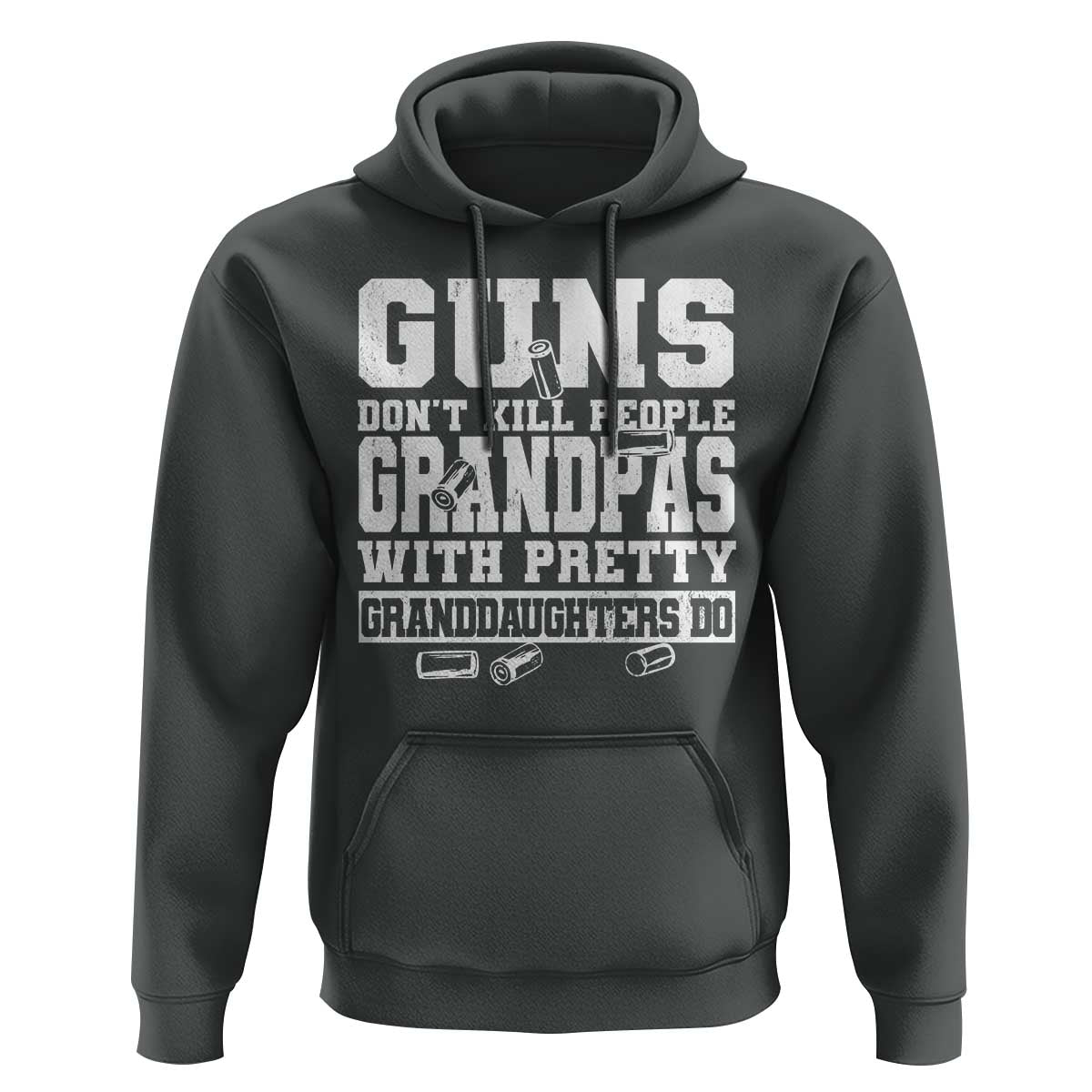 Funny Grandpa Hoodie Guns Dont Kill People Grandpas With Pretty Granddaughters Do