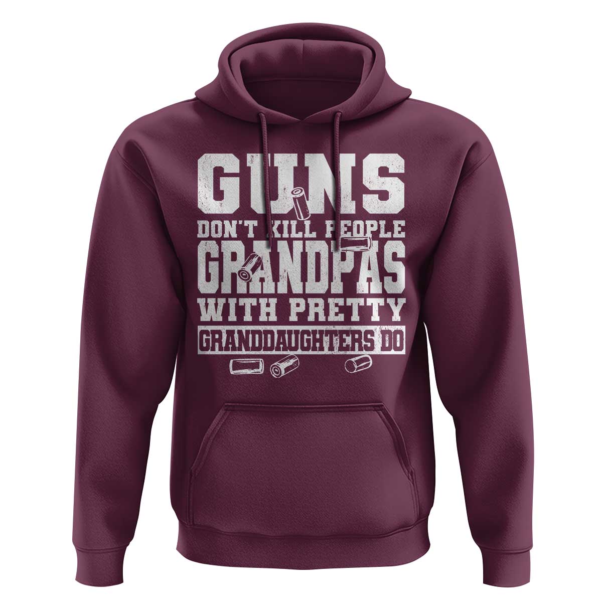 Funny Grandpa Hoodie Guns Dont Kill People Grandpas With Pretty Granddaughters Do