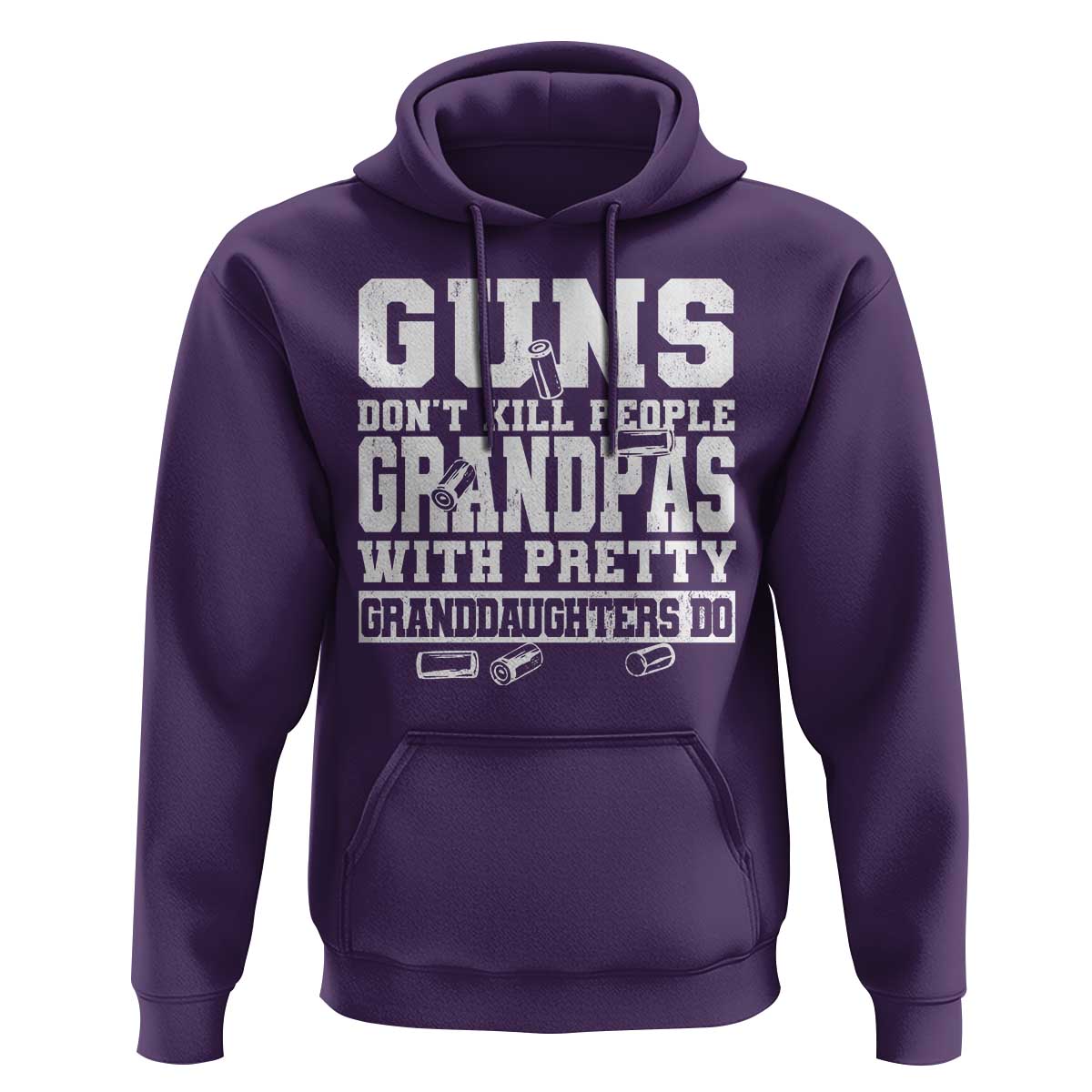 Funny Grandpa Hoodie Guns Dont Kill People Grandpas With Pretty Granddaughters Do