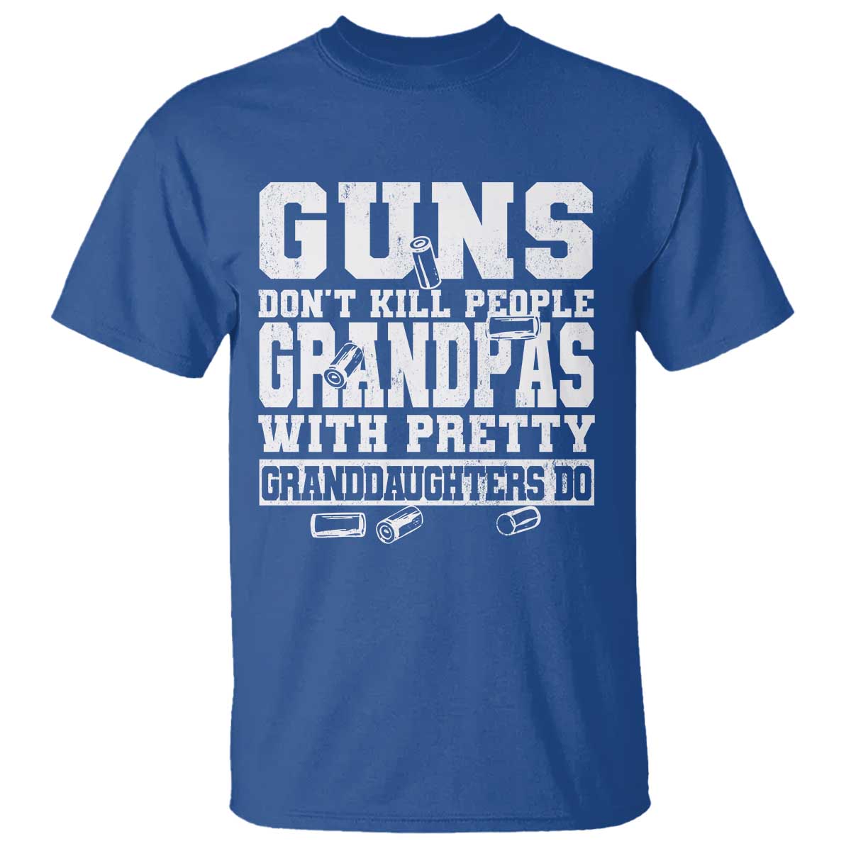 Funny Grandpa T Shirt Guns Dont Kill People Grandpas With Pretty Granddaughters Do
