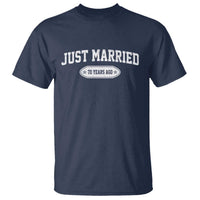 Just Married 70 Years Ago T Shirt 70th Wedding Anniversary Matching