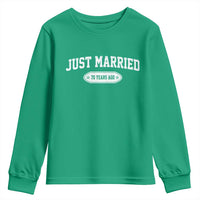 Just Married 70 Years Ago Youth Sweatshirt 70th Wedding Anniversary Matching