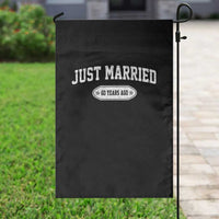 Just Married 60 Years Ago Garden Flag 60th Wedding Anniversary Matching