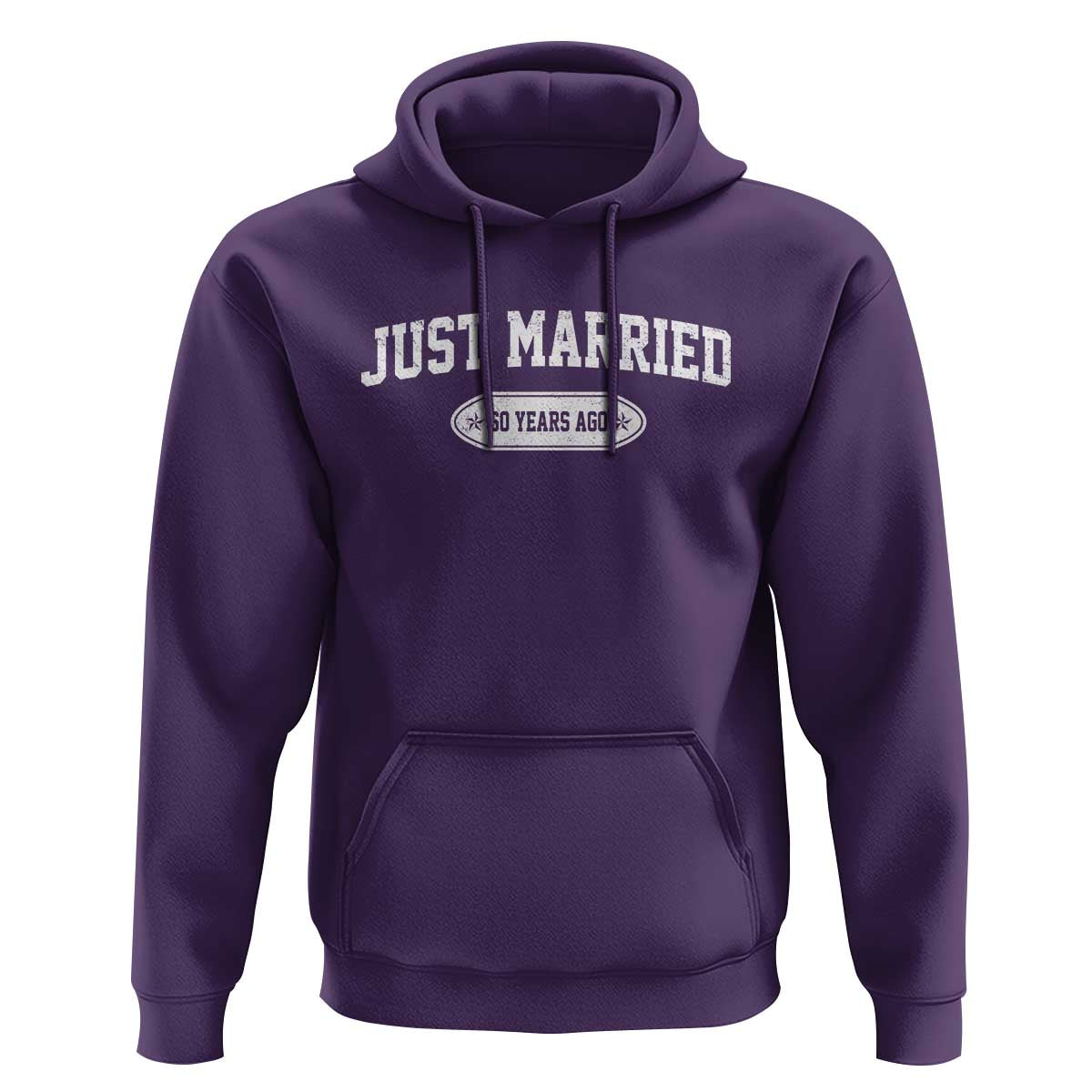 Just Married 60 Years Ago Hoodie 60th Wedding Anniversary Matching