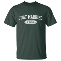 Just Married 60 Years Ago T Shirt 60th Wedding Anniversary Matching