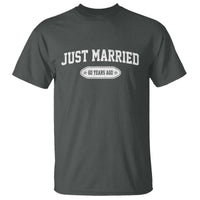 Just Married 60 Years Ago T Shirt 60th Wedding Anniversary Matching