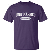 Just Married 60 Years Ago T Shirt 60th Wedding Anniversary Matching