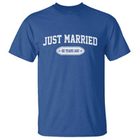 Just Married 60 Years Ago T Shirt 60th Wedding Anniversary Matching