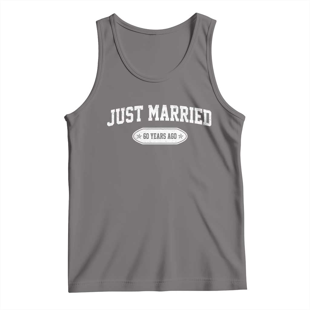 Just Married 60 Years Ago Tank Top 60th Wedding Anniversary Matching