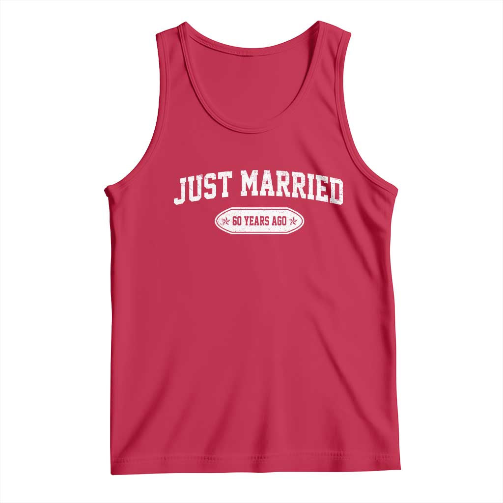 Just Married 60 Years Ago Tank Top 60th Wedding Anniversary Matching