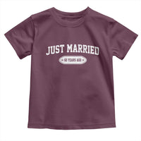 Just Married 60 Years Ago Toddler T Shirt 60th Wedding Anniversary Matching