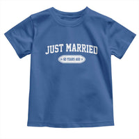 Just Married 60 Years Ago Toddler T Shirt 60th Wedding Anniversary Matching