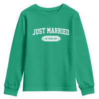 Just Married 60 Years Ago Youth Sweatshirt 60th Wedding Anniversary Matching