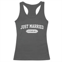 Just Married 50 Years Ago Racerback Tank Top 50th Wedding Anniversary Matching