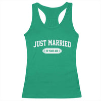 Just Married 50 Years Ago Racerback Tank Top 50th Wedding Anniversary Matching