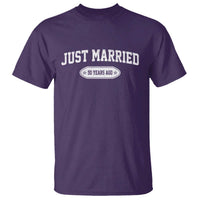 Just Married 50 Years Ago T Shirt 50th Wedding Anniversary Matching