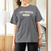 Just Married 50 Years Ago T Shirt For Women 50th Wedding Anniversary Matching