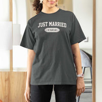 Just Married 50 Years Ago T Shirt For Women 50th Wedding Anniversary Matching