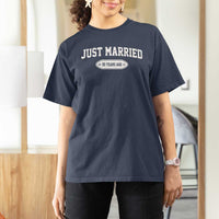 Just Married 50 Years Ago T Shirt For Women 50th Wedding Anniversary Matching